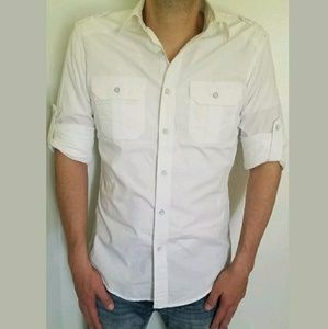 PD&C Paper Denim & Cloth Men Buttton Up Shirt Sz S